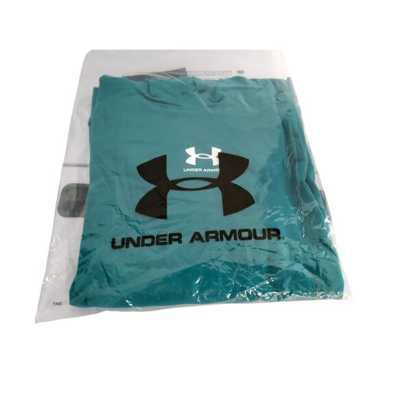 Under Armour Teal Lightweight Loose Fit Hoodie XS Cotton/Polyester Blend - Picture 1 of 9